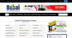 Desktop Screenshot of dubai-business-pages.com